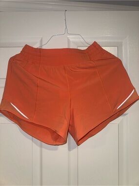 lululemon athletica Orange Athletic Shorts